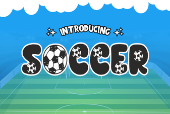 Creative Soccer Font Designs for Sports Projects