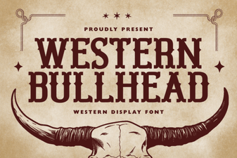 Western Bullhead Font for Bold, Creative Design Projects